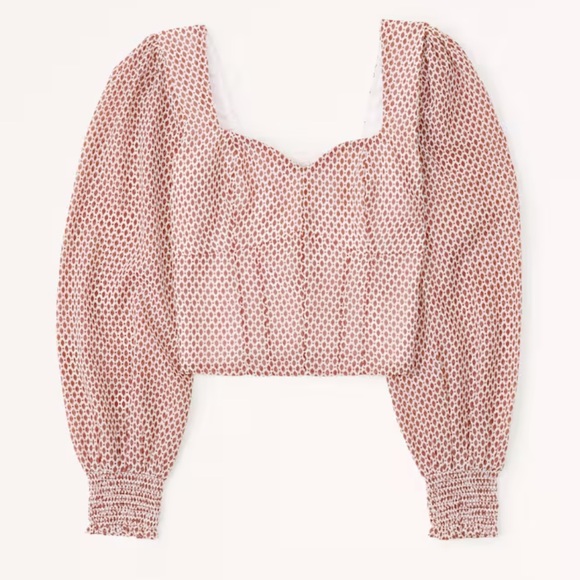 Abercrombie & Fitch Tops - Abercrombie and fitch smocked crop top
